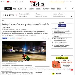 Portugal: un enfant sur quatre vit sous le seuil de pauvreté - L'Express Styles