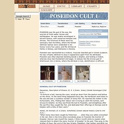 CULT OF POSEIDON 1 : Ancient Greek religion