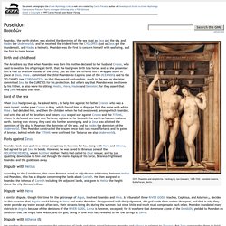 Poseidon - Greek Mythology Link