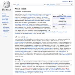 Adam Posen - Wiki
