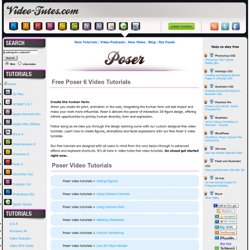 Free Poser 6 video tutorials from video-tutes.com