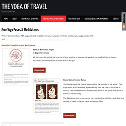Free Yoga Poses & MeditationsThe Yoga of Travel