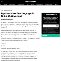 8 poses simples de yoga à faire chaque jour