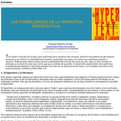 S. Pajares: Las posibilidades de la narrativa hipertextual - nº