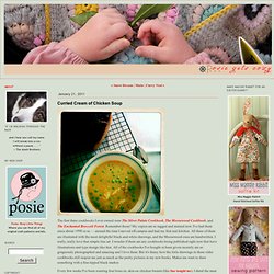 Posie Gets Cozy: Curried Cream of Chicken Soup