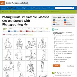 21 Sample Poses to Get You Started with Photographing Men