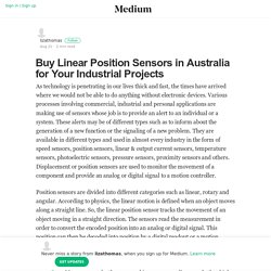 Buy Linear Position Sensors Online