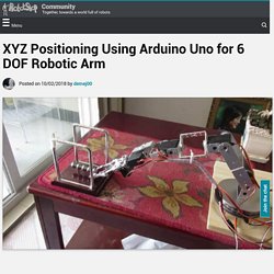 XYZ Positioning Using Arduino Uno f