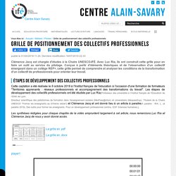 Grille de positionnement des collectifs professionnels