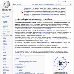 Système de positionnement par satellites