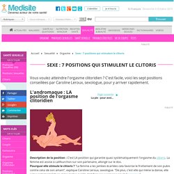 Sexe : 7 positions qui stimulent le clitoris