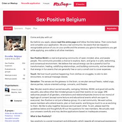 Sex-Positive Belgium (Bruxelles)