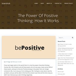 The Power Of Positive Thinking