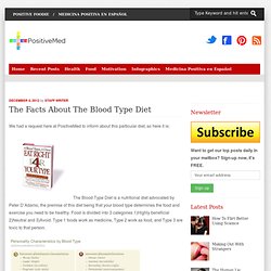 The Facts About The Blood Type Diet