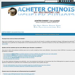 ACHETER CHINOIS