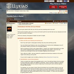 Illyriad forums