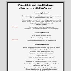 It is possible to understand Engineers - Where theres a will, theres a way.