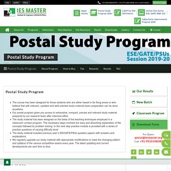 Postal Study Program