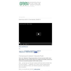 The Green PostBox : Développement durable