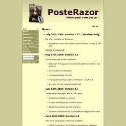 PosteRazor - Make your own poster!