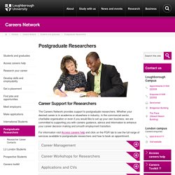 Loughborough Uni Postgraduate Researchers