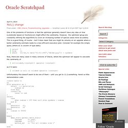 All Postings « Oracle Scratchpad