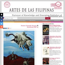 Ian Quirante: A Postmodern Artist : Philippine Art, Culture and Antiquities
