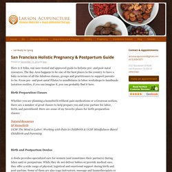 San Francisco Holistic Pregnancy & Postpartum Guide