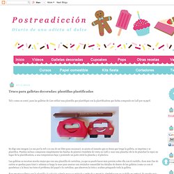 Postreadicción galletas decoradas, cupcakes y pops: Truco para galletas decoradas: plantillas plastificadas