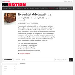 liveedgetablefurniture - Posts - live edge end table
