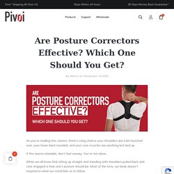 Are Posture Correctors Effective?