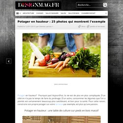 Potager en hauteur : 25 photos qui montrent l'exemple