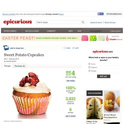 Sweet Potato Cupcakes Recipe at Epicurious