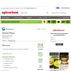 Potato Pizza Recipe