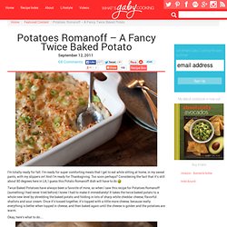 Potatoes Romanoff – A Fancy Twice Baked Potato