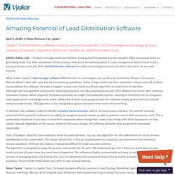Amazing Potential of Lead Distribution Software