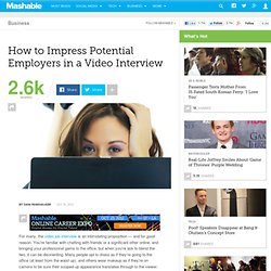How to Impress Potential Employers in a Video Interview
