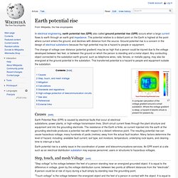 Earth potential rise