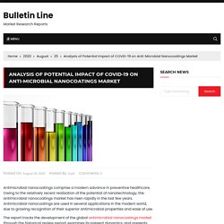 Analysis of Potential Impact of COVID-19 on Anti-Microbial Nanocoatings Market – Bulletin Line