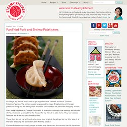 Pan Fried Pork and Shrimp Potstickers