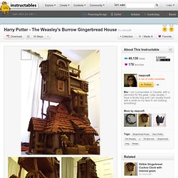 Harry Potter - The Weasley's Burrow Gingerbread House