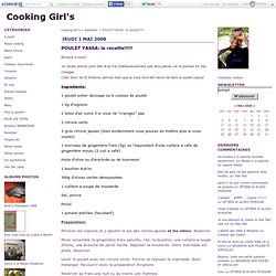 POULET YASSA: la recette!!!!! - Cooking Girl's