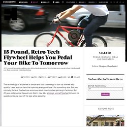 15-Pound, Retro-Tech Flywheel Helps You Pedal Your Bike To Tomorrow