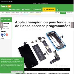 Apple champion ou pourfendeur de l’obsolescence programmée? - Toute l'actu 24h/24 sur Lavenir.net