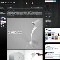 Pouring Light Lamp by Yeongwoo Kim & Yanko Design