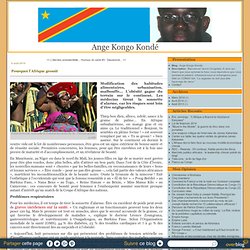 Pourquoi l'Afrique grossit - Ange Kongo Kondé