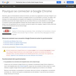 Pourquoi se connecter à Google Chrome - Centre d'aide Google Chrome