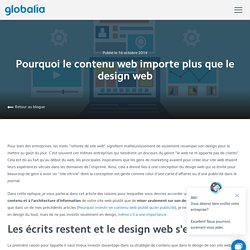 Pourquoi le contenu web importe plus que le design web