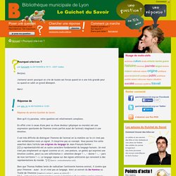 Pourquoi crie-t-on ?