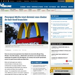 Pourquoi McDo veut devenir une chaîne de fast-food branchée